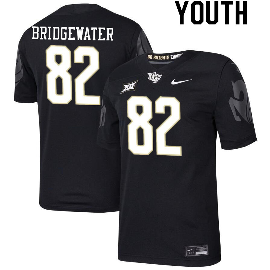 Youth #82 Jordyn Bridgewater UCF Knights Big 12 Conference College Football Jerseys Stitched-Black